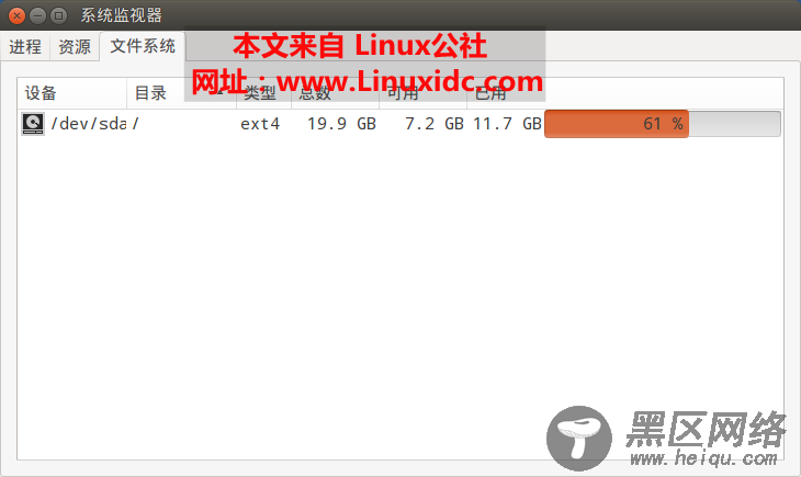 Ubuntu 14.04中查看磁盘空间使用情况