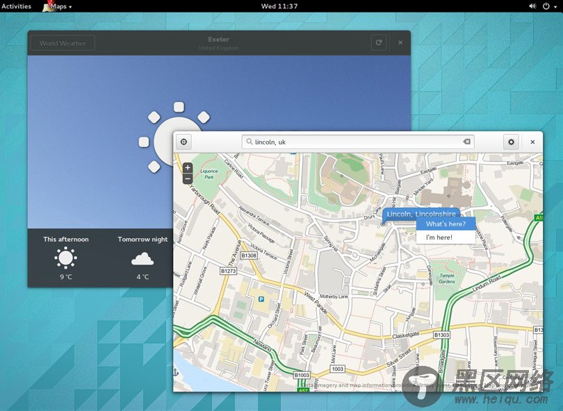 GNOME Weather & GNOME Maps in 3.12 3.12版GNOME天气&GNOME地图