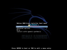 用Mini ISO通过网络安装Kali Linux