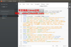 Ubuntu 14.04 安装开源编辑器 Brackets 0.39