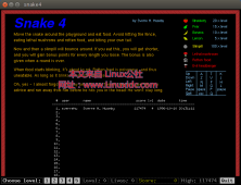 Ubunu下安装好玩的贪吃蛇游戏Snake4