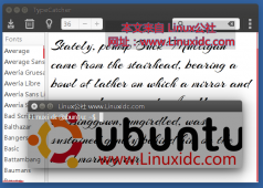 Ubuntu 14.04下安装字体工具软件TypeCatcher 0.2