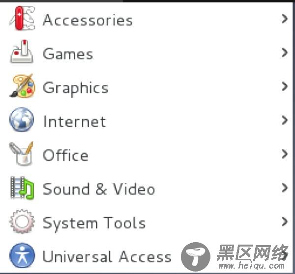 Debian 7 GNOME Classic Application Menu