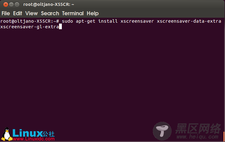 在Ubuntu中安装XScreenSaver