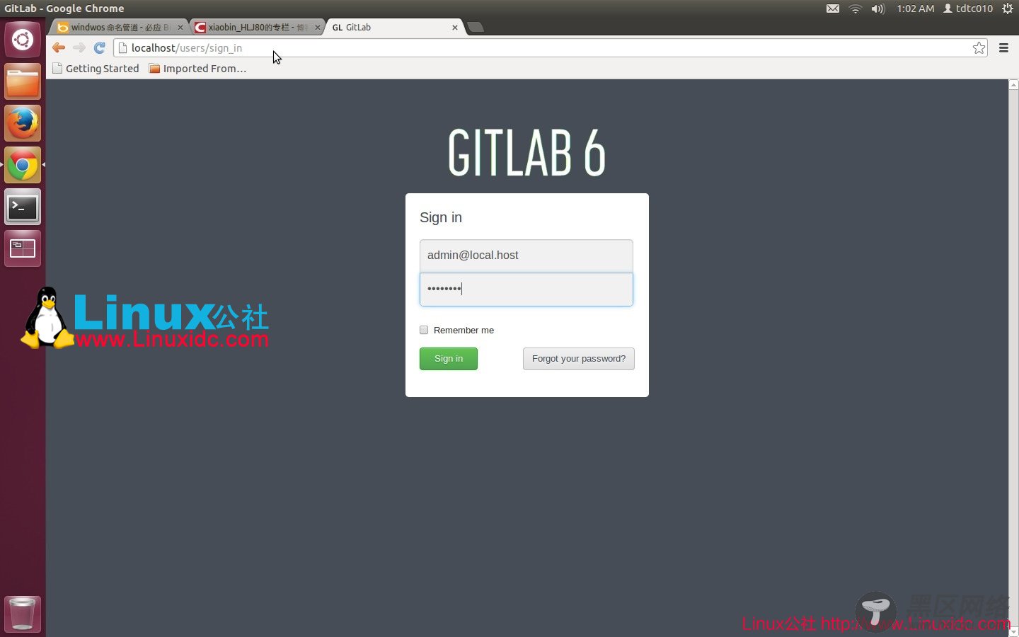 在 Ubuntu 12.04 上安装 GitLab 6.0