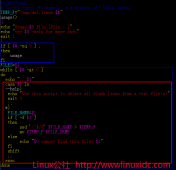 Linux下删除文本、文件中的空行