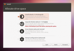 Ubuntu 11.04 安装工具新增升级功能