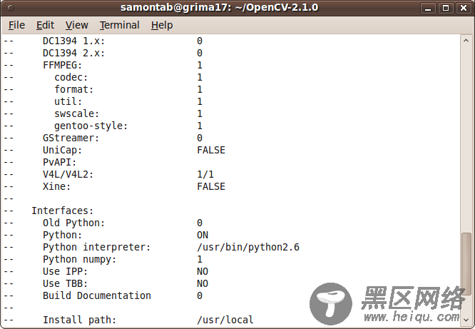 在Linux下安装openCV 并将其整合到Eclipse当中