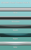 三套GNOME面板主题背景
