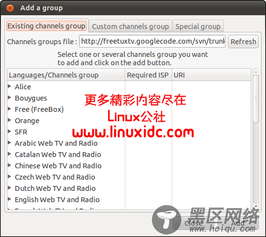 Ubuntu 10.10下安装免费网络电视FreetuxTV