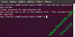 Ubuntu技巧之 is not in the sudoers file解决方法