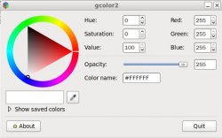 Linux下小巧的取色精灵gcolor2