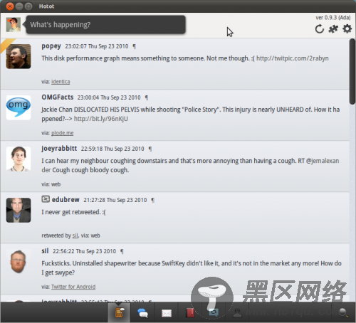 Hotot：Linux 下最新潮的 Twitter 客户端