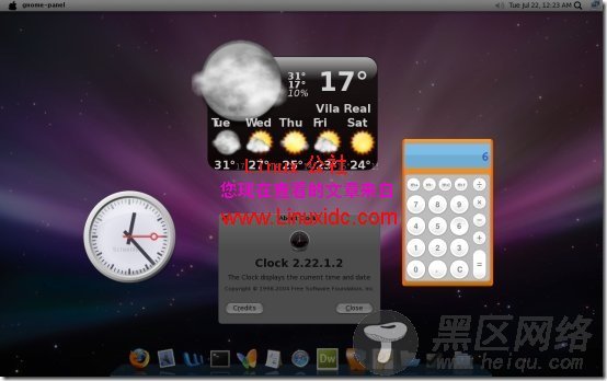 Ubuntu美化成 MAC OS X主题方案[多图]