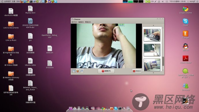 Ubuntu 10.04下Skype视频聊天