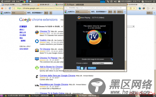 轻松在Linux中Chrome安装Chrome TV插件看直播南非世界