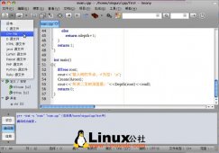 <strong>Linux 下轻巧的 C++ IDE</strong>