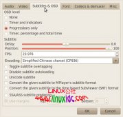 Ubuntu 10.04 Mplayer 中文字幕问题