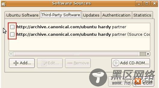 图 4. Third-Party Software 页面