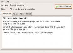 IBM Lotus Notes 8.5 for Linux 本地化版本结构与安装