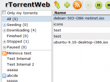 Linux命令行下BT客户端 rTorrentWeb: rTorrent 的 Web 界面
