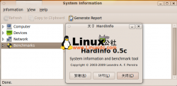 Ubuntu 9.10新增加的模块 HardInfo 0.5c[图文]