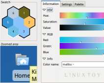 Linux下拾色器：功能强大的gpick