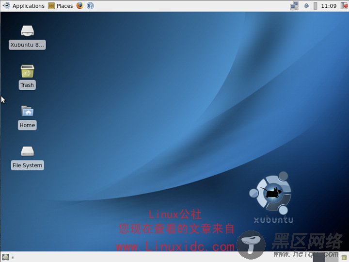 Xubuntu 8.10 + Xfce 4.6桌面截图赏析