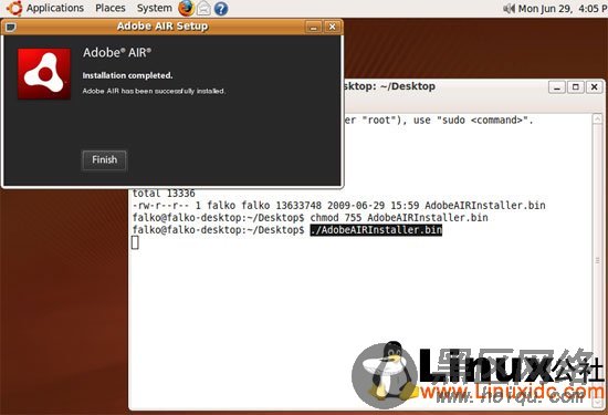 Ubuntu 9.04下体验Adobe AIR 1.5.1应用指南[图文]