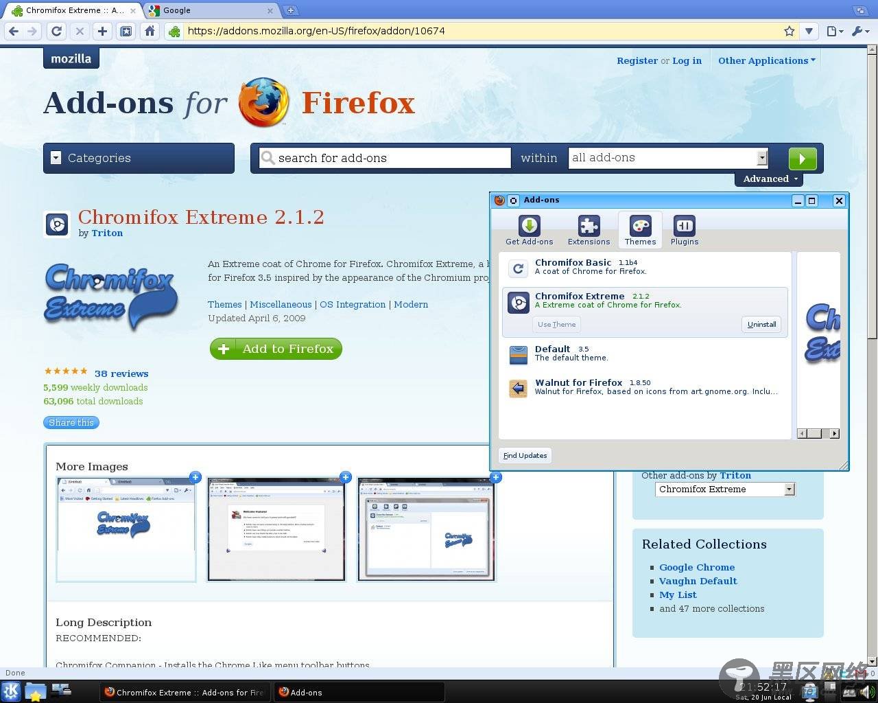 Linux 下 Firefox 变身 Chrome