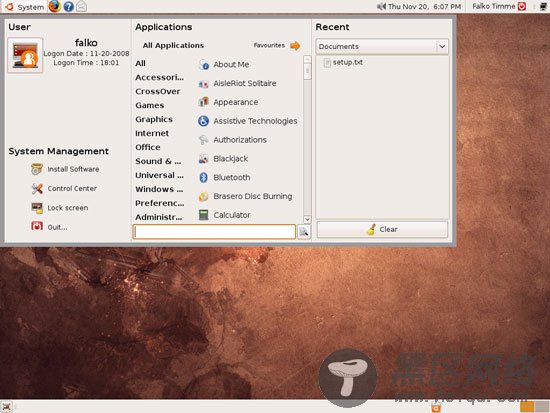 在 Ubuntu8.10 上安装 ubuntu