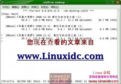 [图文]Ubuntu超快的BT客户端rtorrent设置