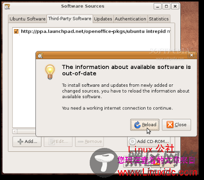 Ubuntu 8.10下安装OpenOffice.Org 3.0.0[多图]