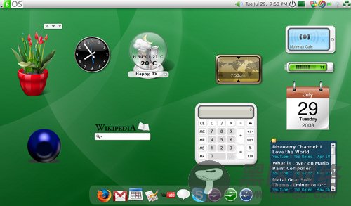 基于Ubuntu的gOS 3.0释出 引入Google Gadgets[多图]