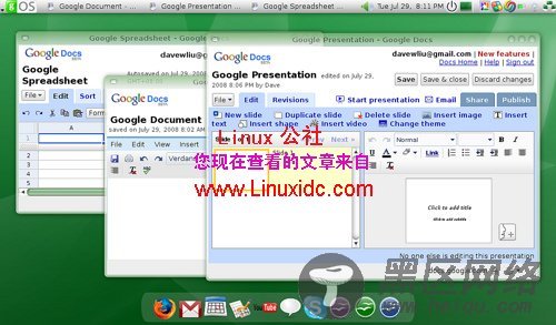 基于Ubuntu的gOS 3.0释出 引入Google Gadgets[多图]