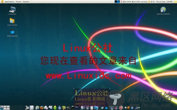 Fedora 10 最新待选主题赏析Neon[多图]