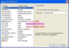 在Virtual PC 2007虚拟机下安裝Fedora Core 9全程图解