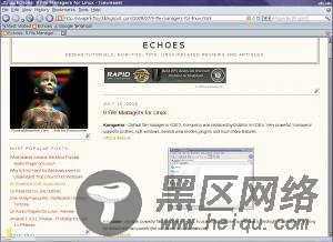 盘点Linux下12款网页浏览器[图文]Firefox