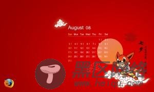 8月火狐firefox月历壁纸与你“七夕有约” [附下载