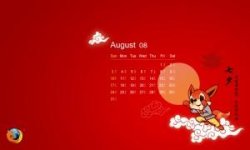 8月火狐firefox月历壁纸与你“七夕有约” [附下载