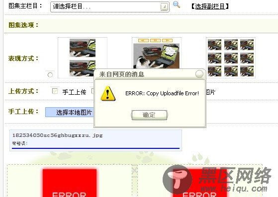 ERROR:Copy Uploadfile Error