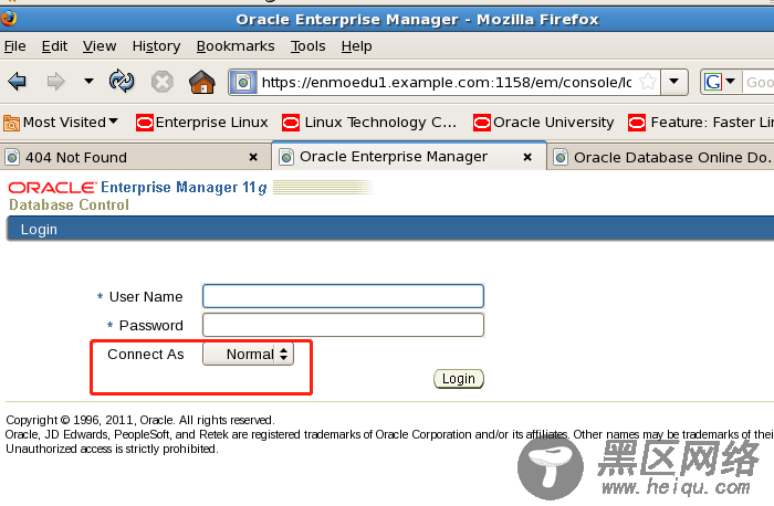 Oracle 11g OCM备考之创建EM与EM登陆异常的处理