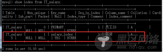 MySQL数据库简单操作及事务和索引