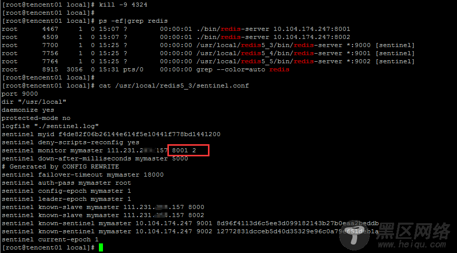 Redis 哨兵节点之间相互自动发现机制（自动重写