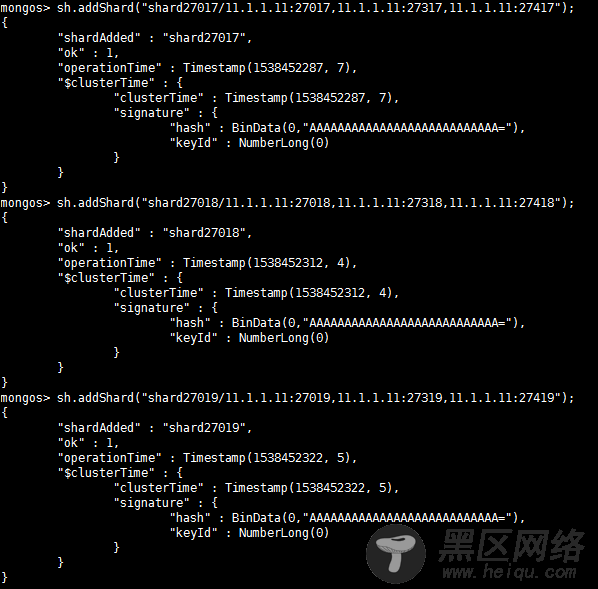 MongoDB集群架构之分片+副本集架构