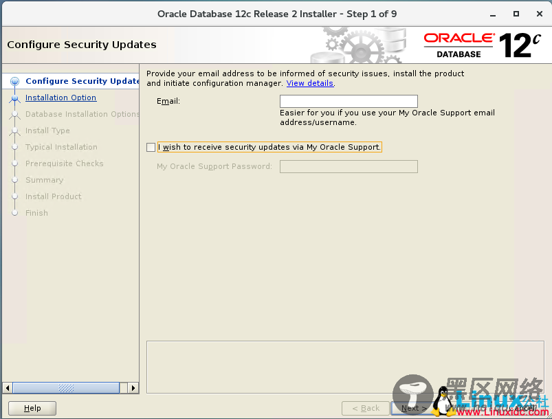 Linux下Oracle 12C R2图形化安装过程