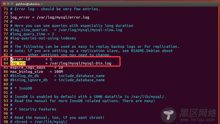 Ubuntu下MySQL主从同步配置步骤