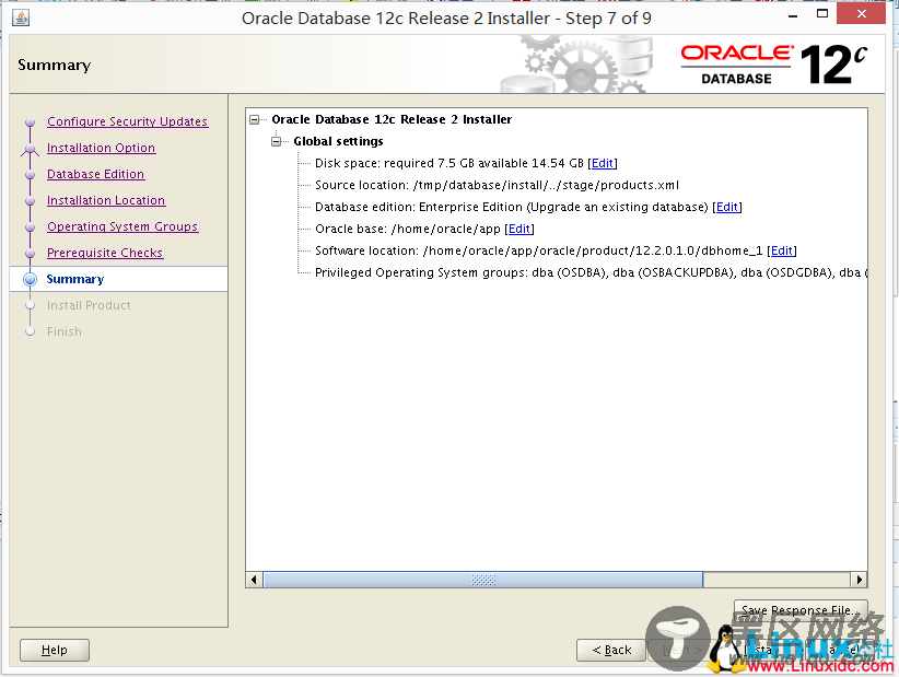 Oracle 11.2.0.4 升级到 12.2.0.1 图文详解