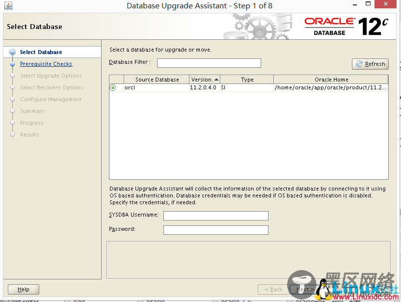 Oracle 11.2.0.4 升级到 12.2.0.1 图文详解