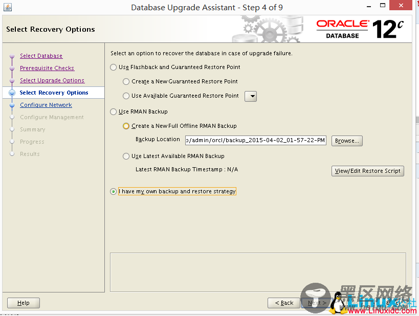 Oracle 11.2.0.4 升级到 12.2.0.1 图文详解